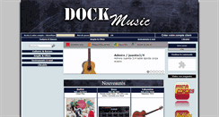 Desktop Screenshot of dock-music.com